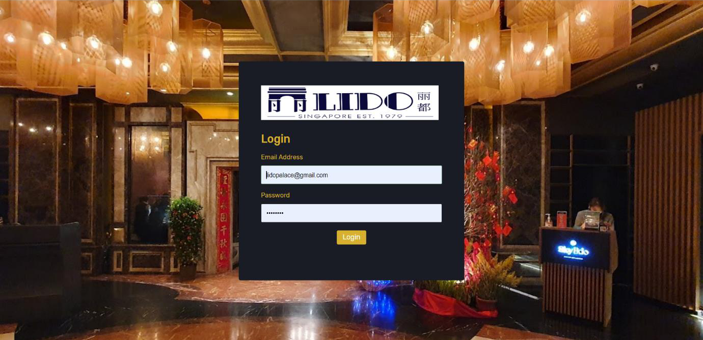 Admin login